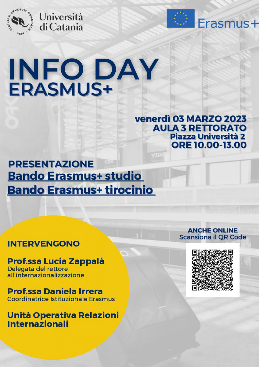 Erasmus+ / Bando Di Mobilità Per Studio (a.a. 2023/24) | Dipartimento ...